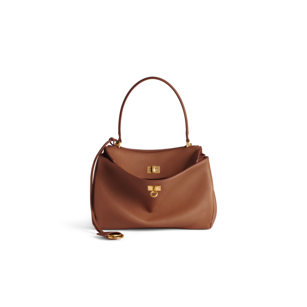 Ba1en*iaga women''s rodeo handbag small in new tan 7897792aa4v2237 (27*20*10cm)